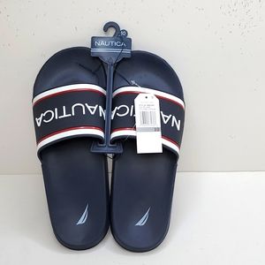 ⭐️NAUTICA💯MEN’S FLIP FLOPS,  NAVY BLUE, SIZE 10